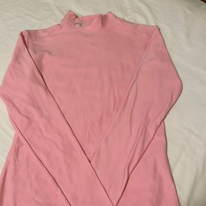 Light pink under armor, cold gear, long sleeve shirt
